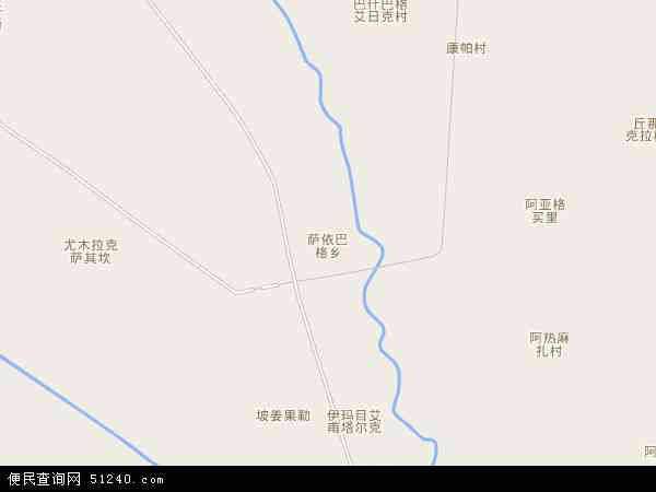 萨依巴格乡地图 - 萨依巴格乡电子地图 - 萨依巴格乡高清地图 - 2024年萨依巴格乡地图