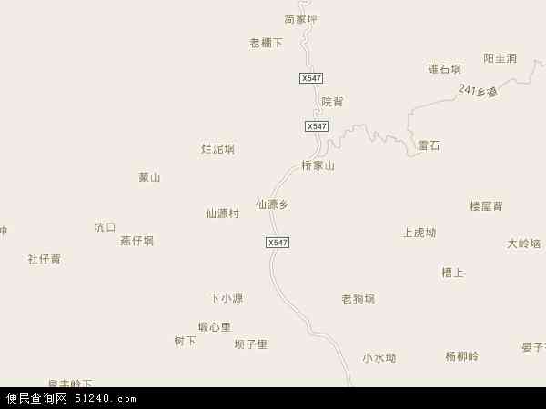 仙源乡地图 - 仙源乡电子地图 - 仙源乡高清地图 - 2024年仙源乡地图