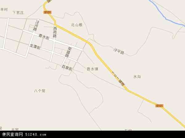 香水镇地图 - 香水镇电子地图 - 香水镇高清地图 - 2024年香水镇地图