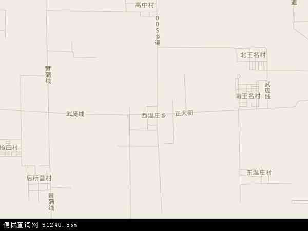 西温庄乡地图 - 西温庄乡电子地图 - 西温庄乡高清地图 - 2024年西温庄乡地图