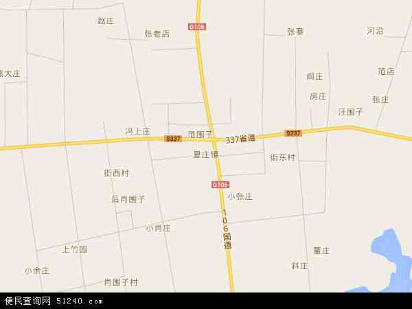 夏庄镇地图 