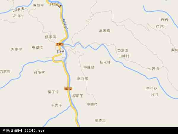 竹溪县卫星地图高清版图片