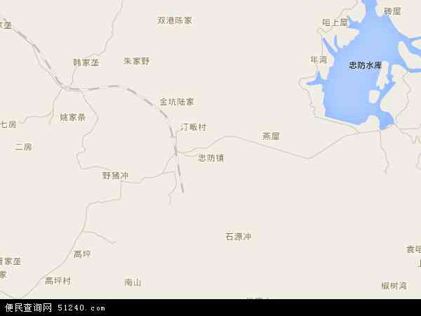 忠防镇地图 - 忠防镇电子地图 - 忠防镇高清地图 - 2024年忠防镇地图