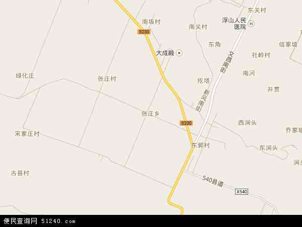 张庄乡地图 - 张庄乡电子地图 - 张庄乡高清地图 - 2024年张庄乡地图