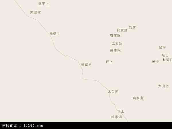 张家乡地图 - 张家乡电子地图 - 张家乡高清地图 - 2024年张家乡地图