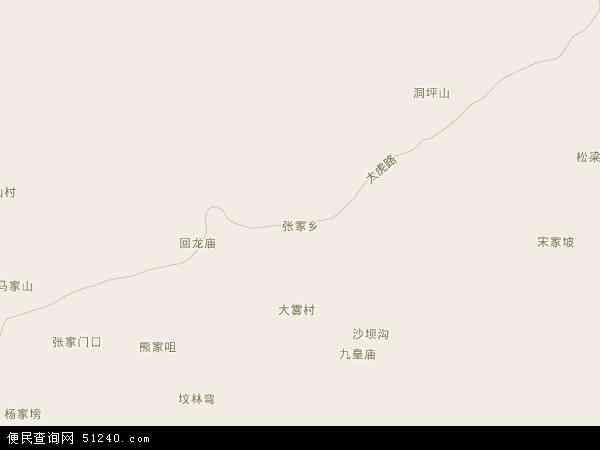 张家乡地图 - 张家乡电子地图 - 张家乡高清地图 - 2024年张家乡地图