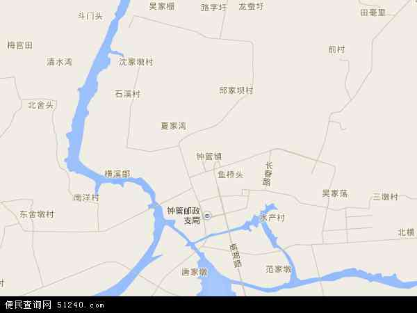 钟管镇地图 - 钟管镇电子地图 - 钟管镇高清地图 - 2024年钟管镇地图