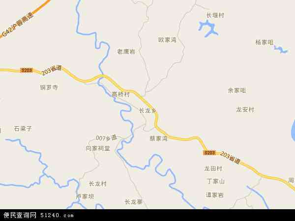 长龙乡地图 - 长龙乡电子地图 - 长龙乡高清地图 - 2024年长龙乡地图