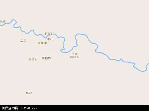 传素瑶族乡地图 - 传素瑶族乡电子地图 - 传素瑶族乡高清地图 - 2024年传素瑶族乡地图