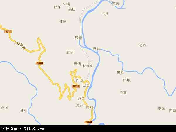 长洲乡地图 - 长洲乡电子地图 - 长洲乡高清地图 - 2024年长洲乡地图