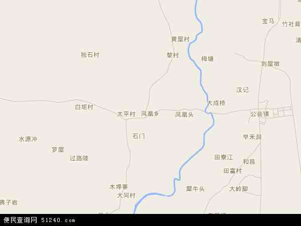 凤凰乡地图 - 凤凰乡电子地图 - 凤凰乡高清地图 - 2024年凤凰乡地图