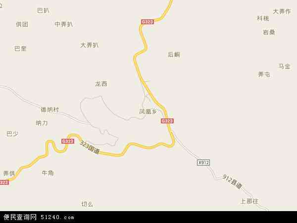 凤凰乡地图 - 凤凰乡电子地图 - 凤凰乡高清地图 - 2024年凤凰乡地图