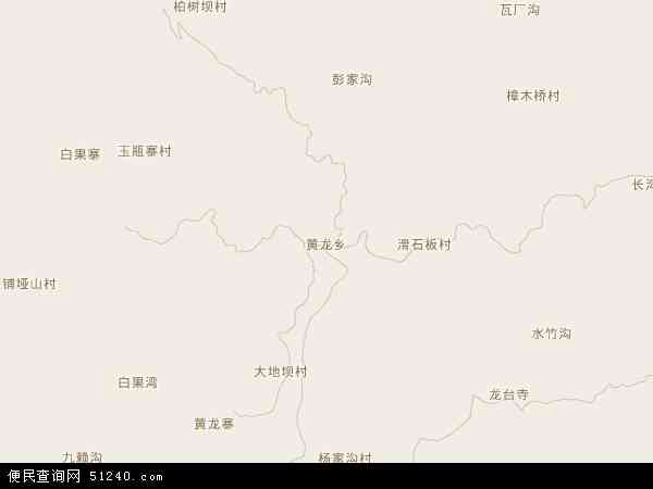 黄龙乡地图 - 黄龙乡电子地图 - 黄龙乡高清地图 - 2024年黄龙乡地图