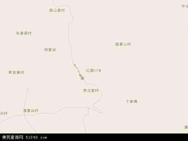 红眼川乡地图 - 红眼川乡电子地图 - 红眼川乡高清地图 - 2024年红眼川乡地图