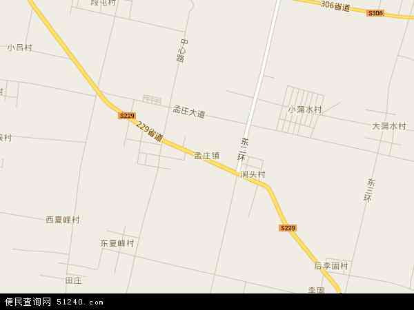 孟庄镇地图 - 孟庄镇电子地图 - 孟庄镇高清地图 - 2024年孟庄镇地图