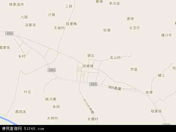 双港镇地图 - 双港镇电子地图 - 双港镇高清地图 - 2024年双港镇地图