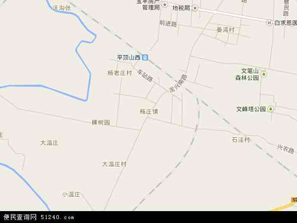 杨庄镇地图 - 杨庄镇电子地图 - 杨庄镇高清地图 - 2024年杨庄镇地图