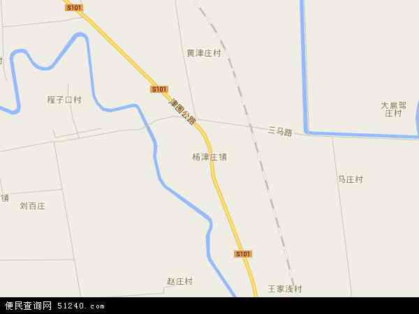 杨津庄镇地图 - 杨津庄镇电子地图 - 杨津庄镇高清地图 - 2024年杨津庄镇地图
