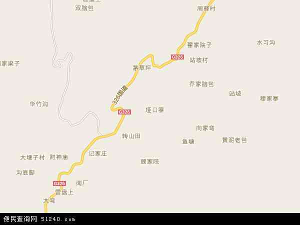 杨家湾镇地图 - 杨家湾镇电子地图 - 杨家湾镇高清地图 - 2024年杨家湾镇地图