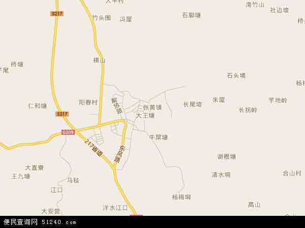 张黄镇地图 - 张黄镇电子地图 - 张黄镇高清地图 - 2024年张黄镇地图