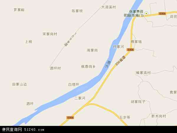 枫香岗乡地图 - 枫香岗乡电子地图 - 枫香岗乡高清地图 - 2024年枫香岗乡地图