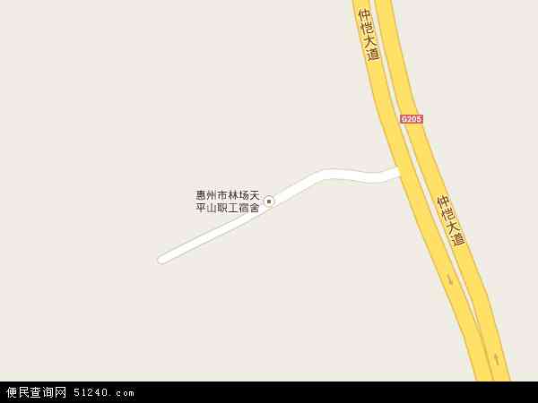 惠州市林场地图 - 惠州市林场电子地图 - 惠州市林场高清地图 - 2024年惠州市林场地图