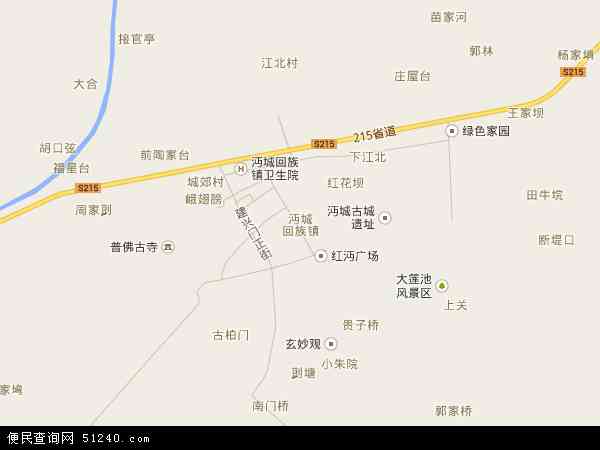 沔城回族镇地图 - 沔城回族镇电子地图 - 沔城回族镇高清地图 - 2024年沔城回族镇地图