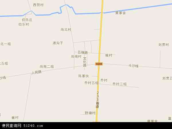 尚庄镇地图 - 尚庄镇电子地图 - 尚庄镇高清地图 - 2024年尚庄镇地图
