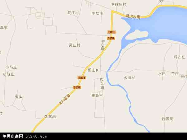 杨庄乡地图 - 杨庄乡电子地图 - 杨庄乡高清地图 - 2024年杨庄乡地图
