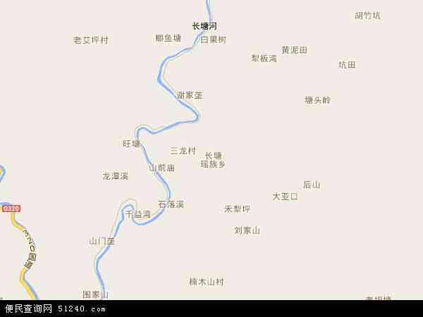 长塘瑶族乡地图 - 长塘瑶族乡电子地图 - 长塘瑶族乡高清地图 - 2024年长塘瑶族乡地图