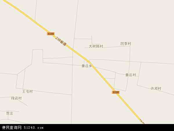 姜庄乡地图 - 姜庄乡电子地图 - 姜庄乡高清地图 - 2024年姜庄乡地图