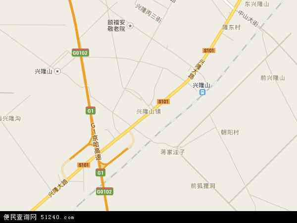 兴隆山镇地图 