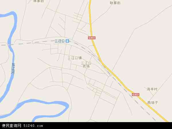 三江口农场地图 - 三江口农场电子地图 - 三江口农场高清地图 - 2024年三江口农场地图