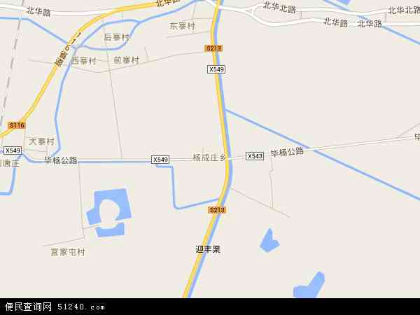 杨成庄乡地图 - 杨成庄乡电子地图 - 杨成庄乡高清地图 - 2024年杨成庄乡地图