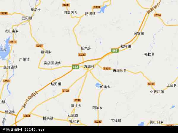 方城县高清地图图片