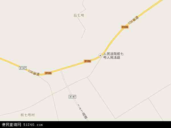 前七号机械林场地图 - 前七号机械林场电子地图 - 前七号机械林场高清地图 - 2025年前七号机械林场地图