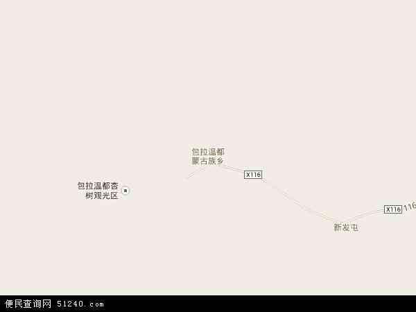 包拉温都蒙古族乡地图 - 包拉温都蒙古族乡电子地图 - 包拉温都蒙古族乡高清地图 - 2024年包拉温都蒙古族乡地图