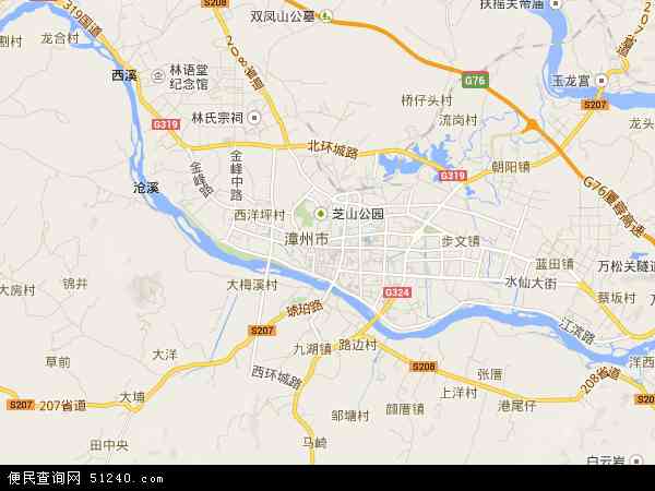 中国福建省漳州市芗城区芗城区奶牛场地图()