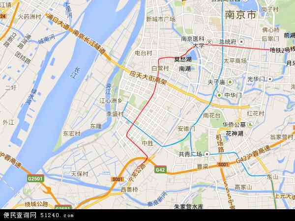 中新南京生态科技岛地图 - 中新南京生态科技岛电子地图 - 中新南京生态科技岛高清地图 - 2024年中新南京生态科技岛地图