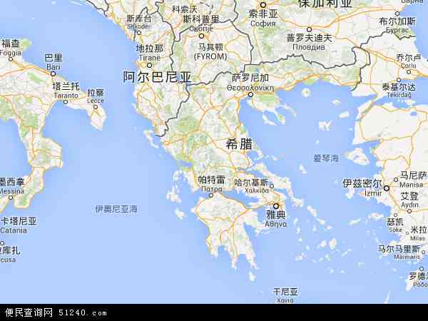 希腊地图 - 希腊电子地图 - 希腊高清地图 - 2022年希腊地图