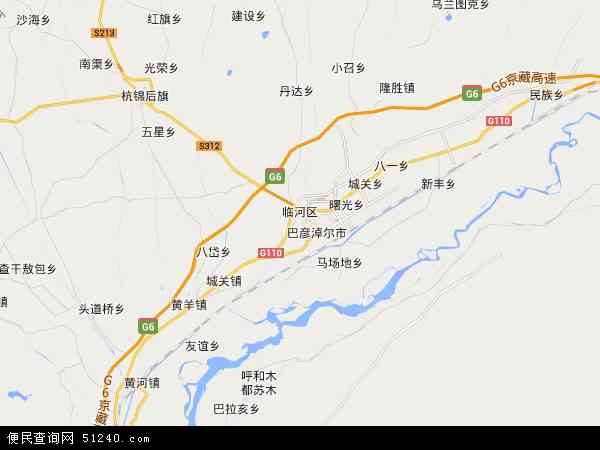 内蒙古自治区临河地图图片