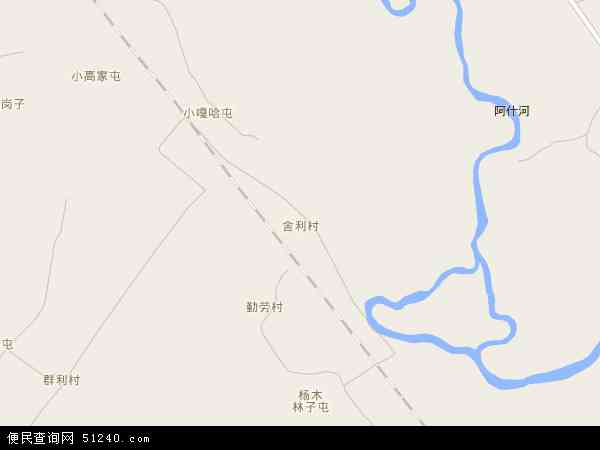 舍利地图 - 舍利电子地图 - 舍利高清地图 - 2024年舍利地图