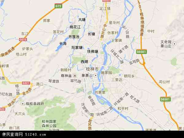桂林市地图 - 桂林市电子地图 - 桂林市高清地图 - 2024年桂林市地图