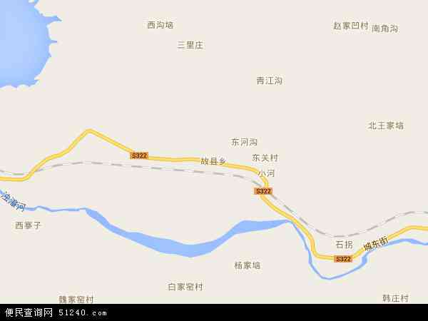 故县地图 - 故县电子地图 - 故县高清地图 - 2024年故县地图