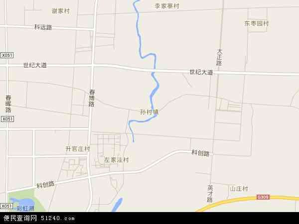 孙村地图 - 孙村电子地图 - 孙村高清地图 - 2024年孙村地图