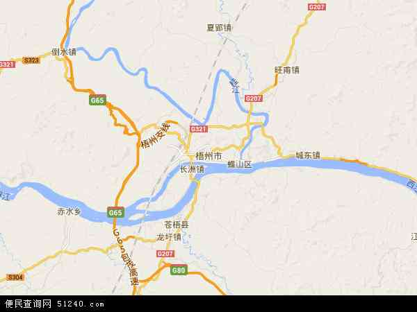 梧州市地图 - 梧州市电子地图 - 梧州市高清地图 - 2024年梧州市地图