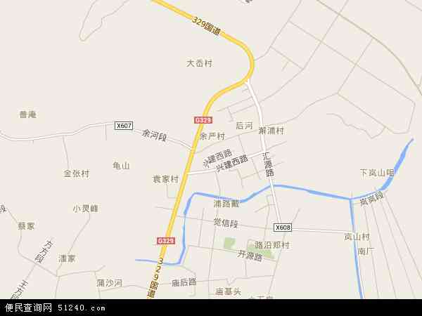 澥浦镇地图 - 澥浦镇电子地图 - 澥浦镇高清地图 - 2024年澥浦镇地图