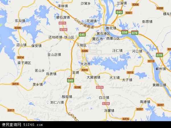 中国 湖北省 黄石市 大冶市大冶市卫星地图 本站收录有:2021大冶市
