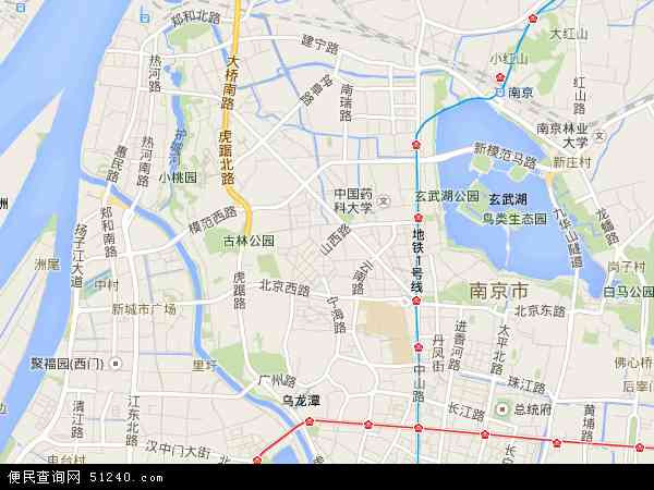 南京鼓楼区街道分布图图片