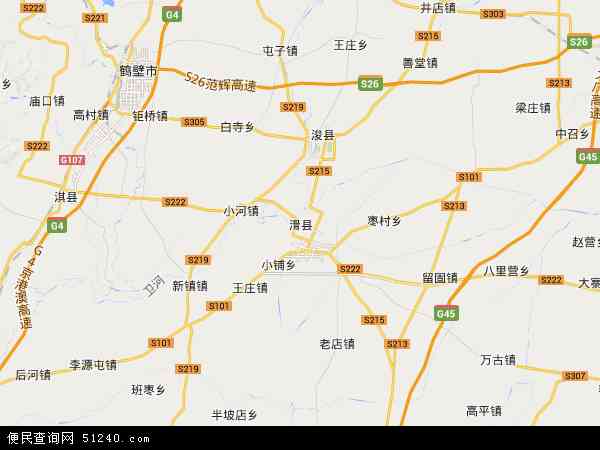 河南新乡市滑县地图图片